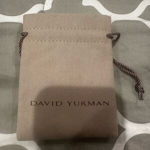 David Yurman Beige Jewelry Pouch